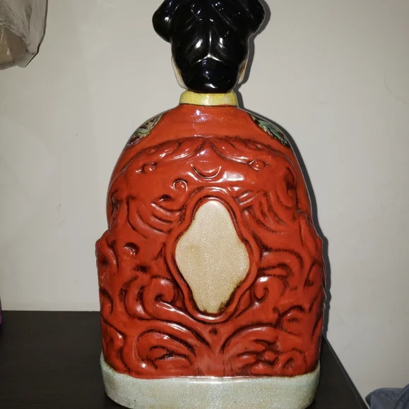 Chinese Porcelain Empress C. 1900, H 15''  - Picture 10 of 12